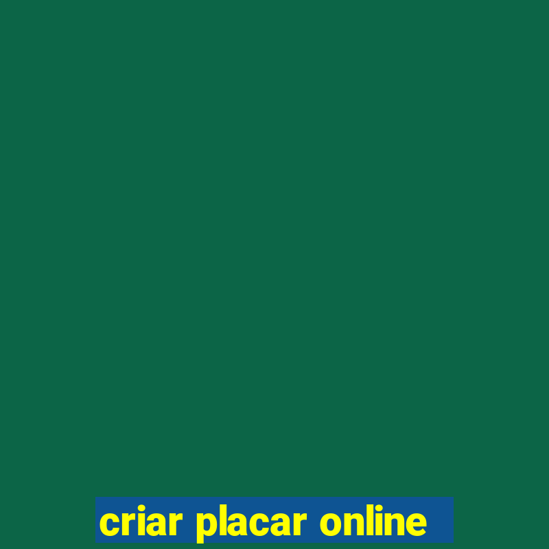 criar placar online